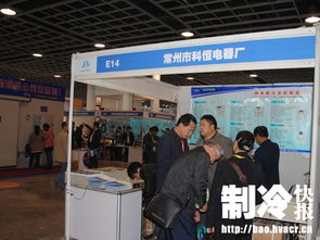 常州市科恒电器厂展位前客户认真咨询数码产品